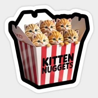 kitten-nuggets Sticker
